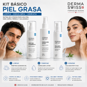 Kit Básico DermaSwiss para Piel Grasa