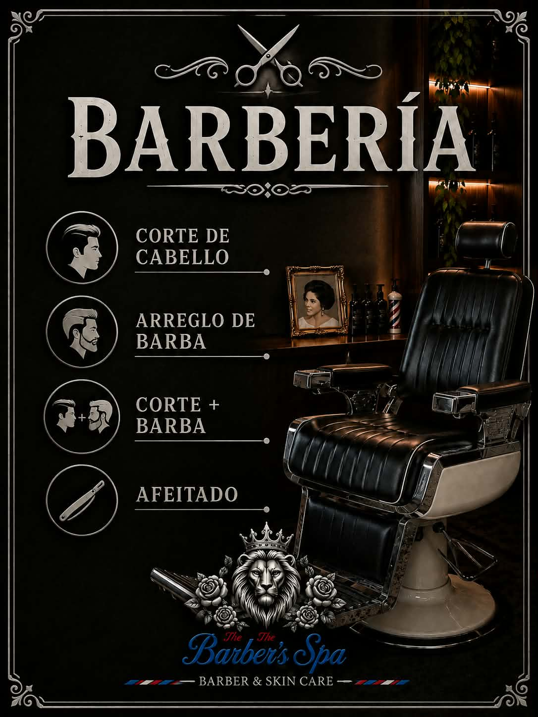 Cortes de cabello de autor y cuidado de barba en The Barbers Spa Anaheim