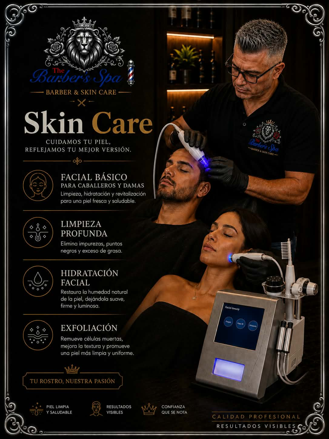 Tratamiento facial profundo para hombres en Anaheim California
